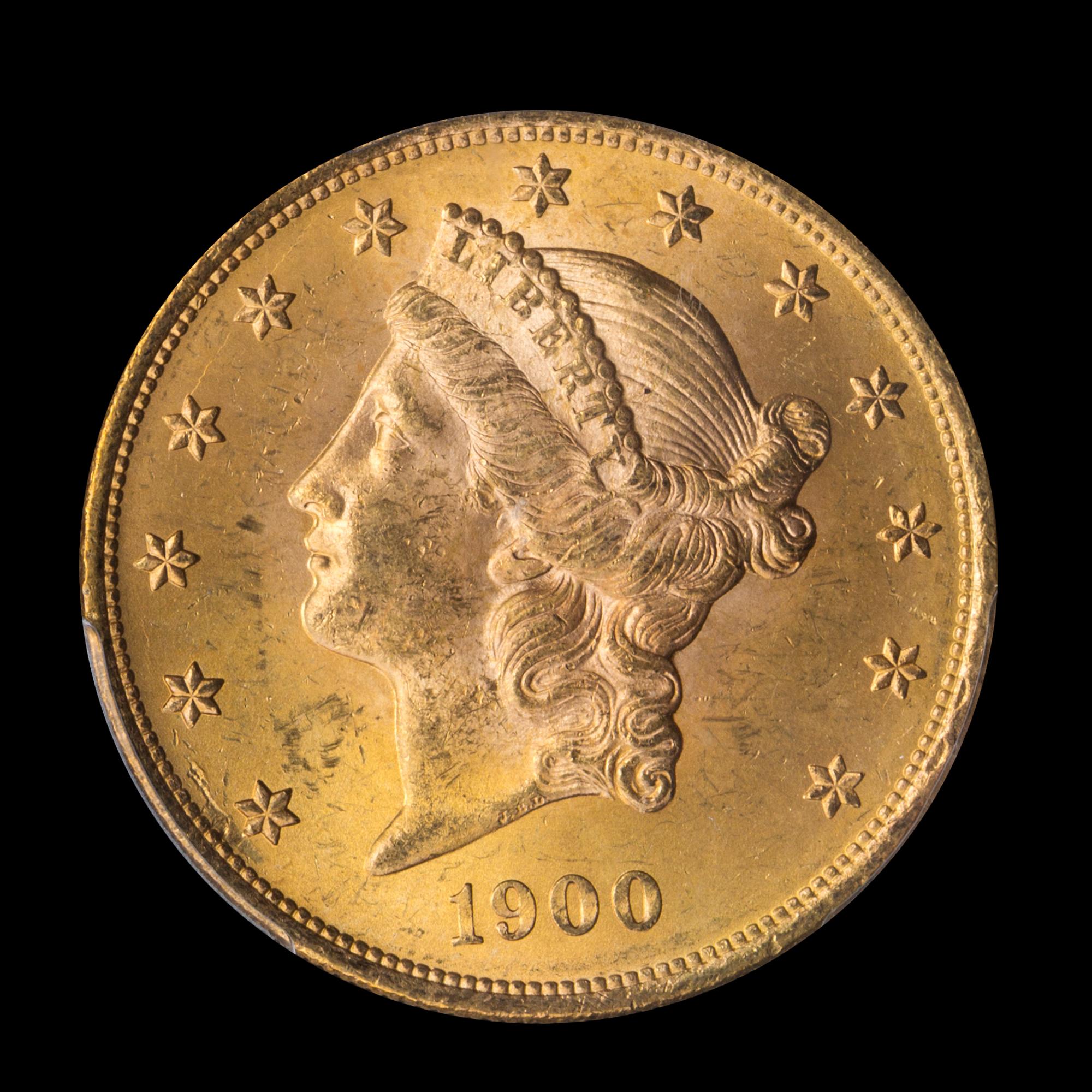 A United States 1900 Liberty Head $20 Gold Coin