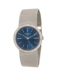 PATEK PHILIPPE, REF. 3338/2 WHITE GOLD AND DIAMOND WATCH