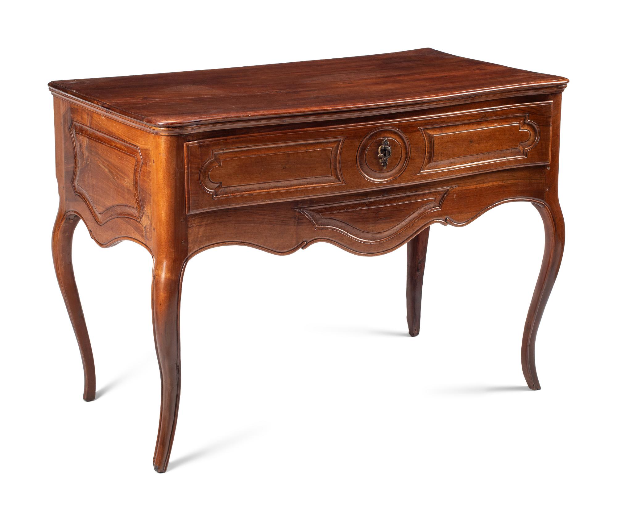 A Louis XV Provincial Walnut Side Table
