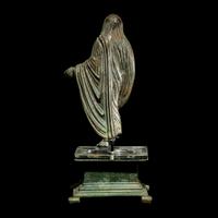 A Roman Bronze Togatus