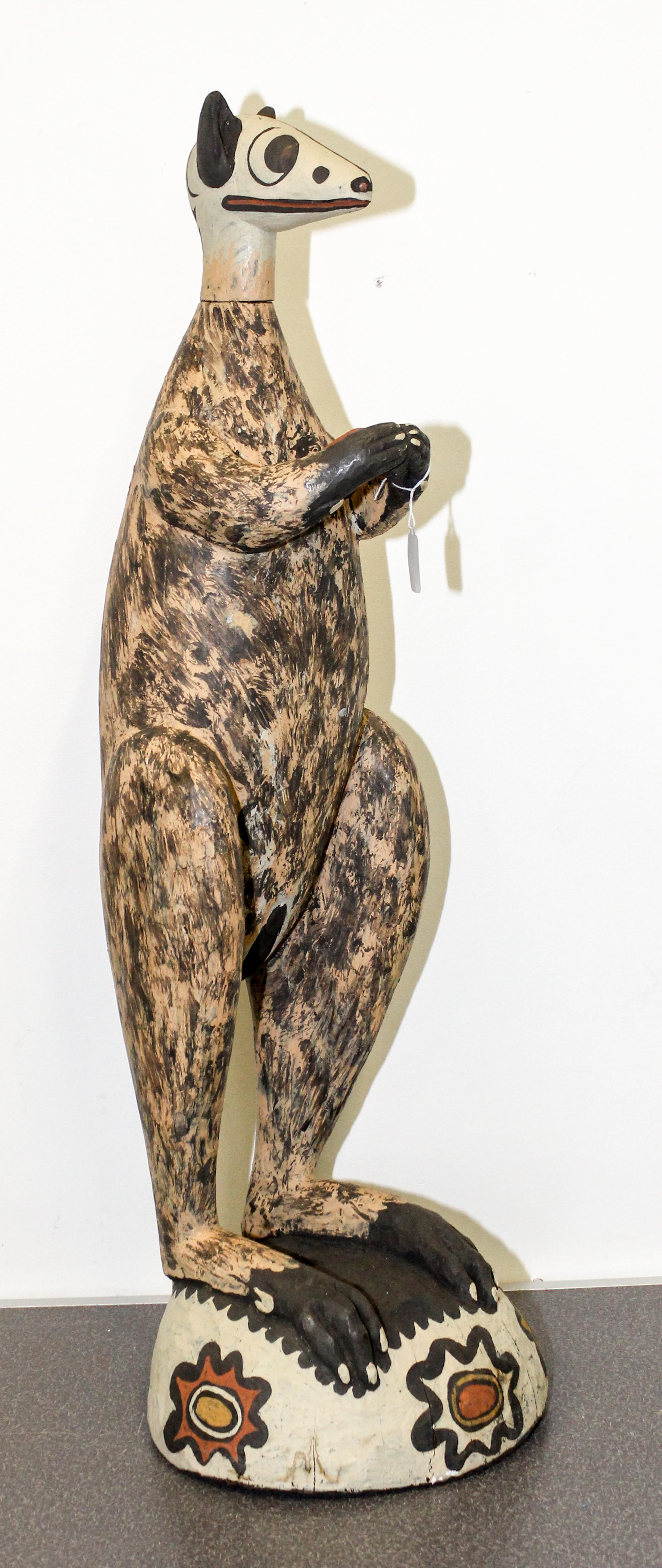 Bosro Timbin, (Papua New Guinea, 21st Century), Carved Kangaroo