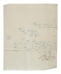[VIRGINIA] -- [FORT MONROE]. A group of 4 stampless covers related to Fort Monroe, including its early construction.