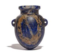 An Egyptian Lapis Lazuli Ovoid Jar