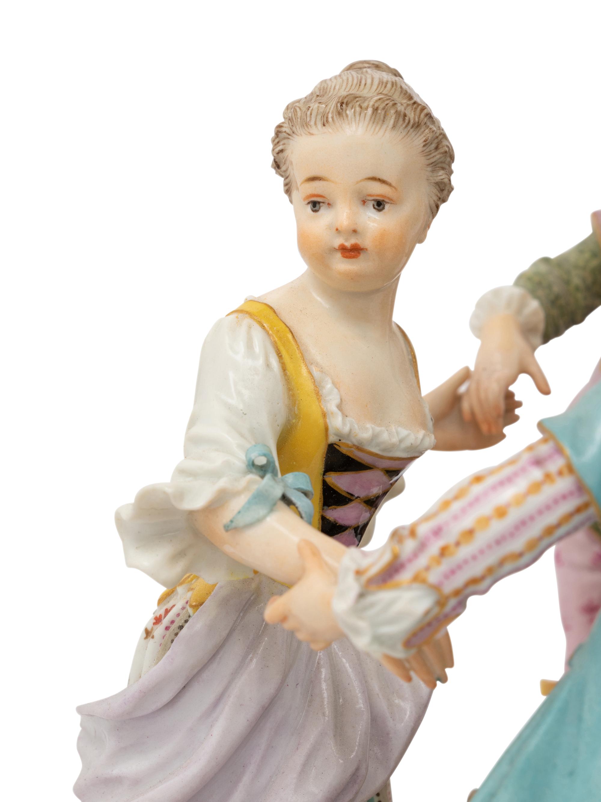 A Meissen Porcelain Figural Group