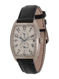 FRANCK MULLER, REF. 2852 18K WHITE GOLD TRIPLE TIME ZONE 'MASTER BANKER' WATCH