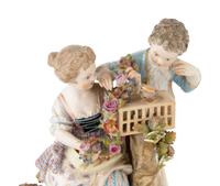 Three Meissen Porcelain Figures