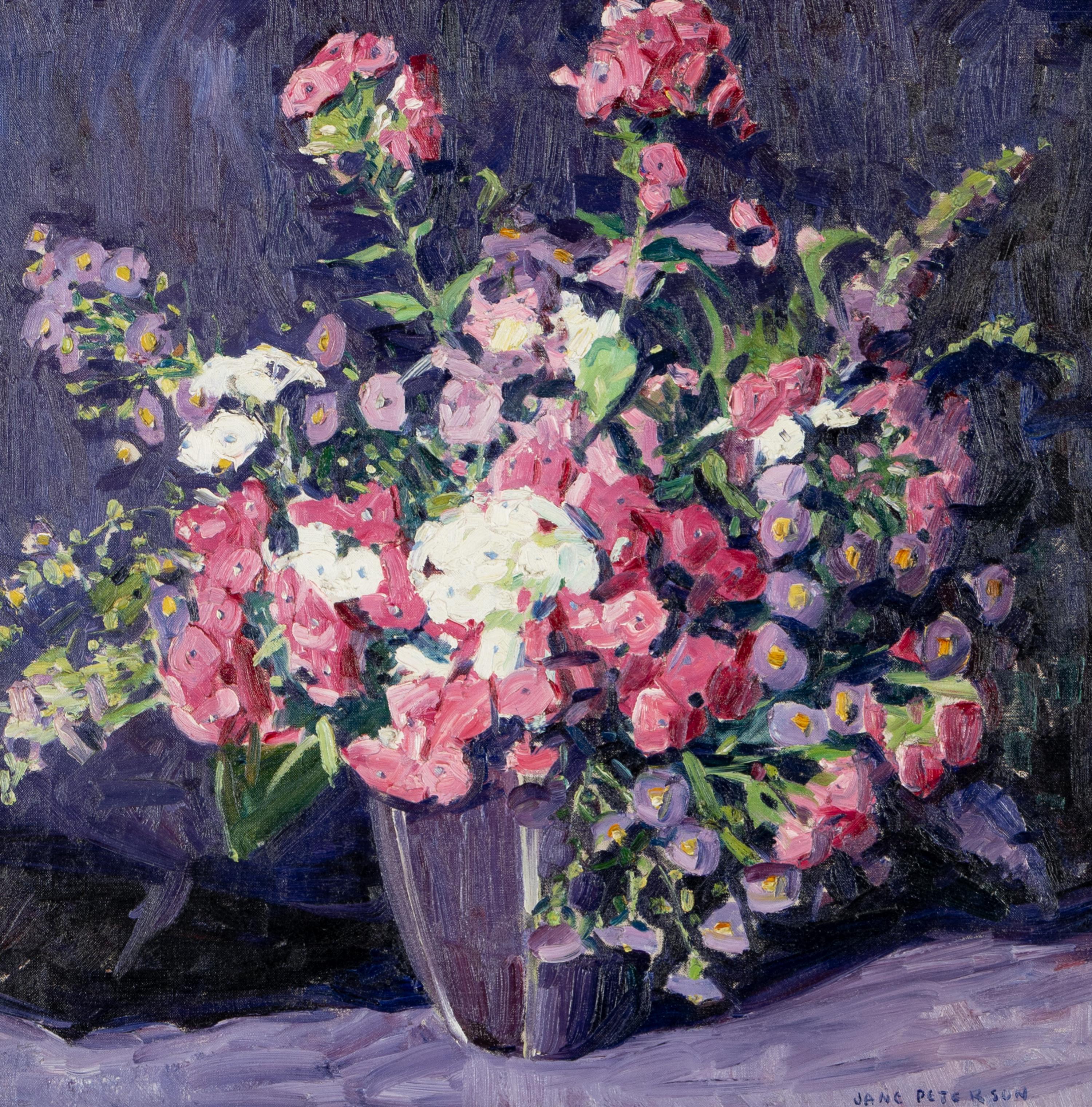 Jane Peterson (American, 1876-1965) — The Purple Bouquet