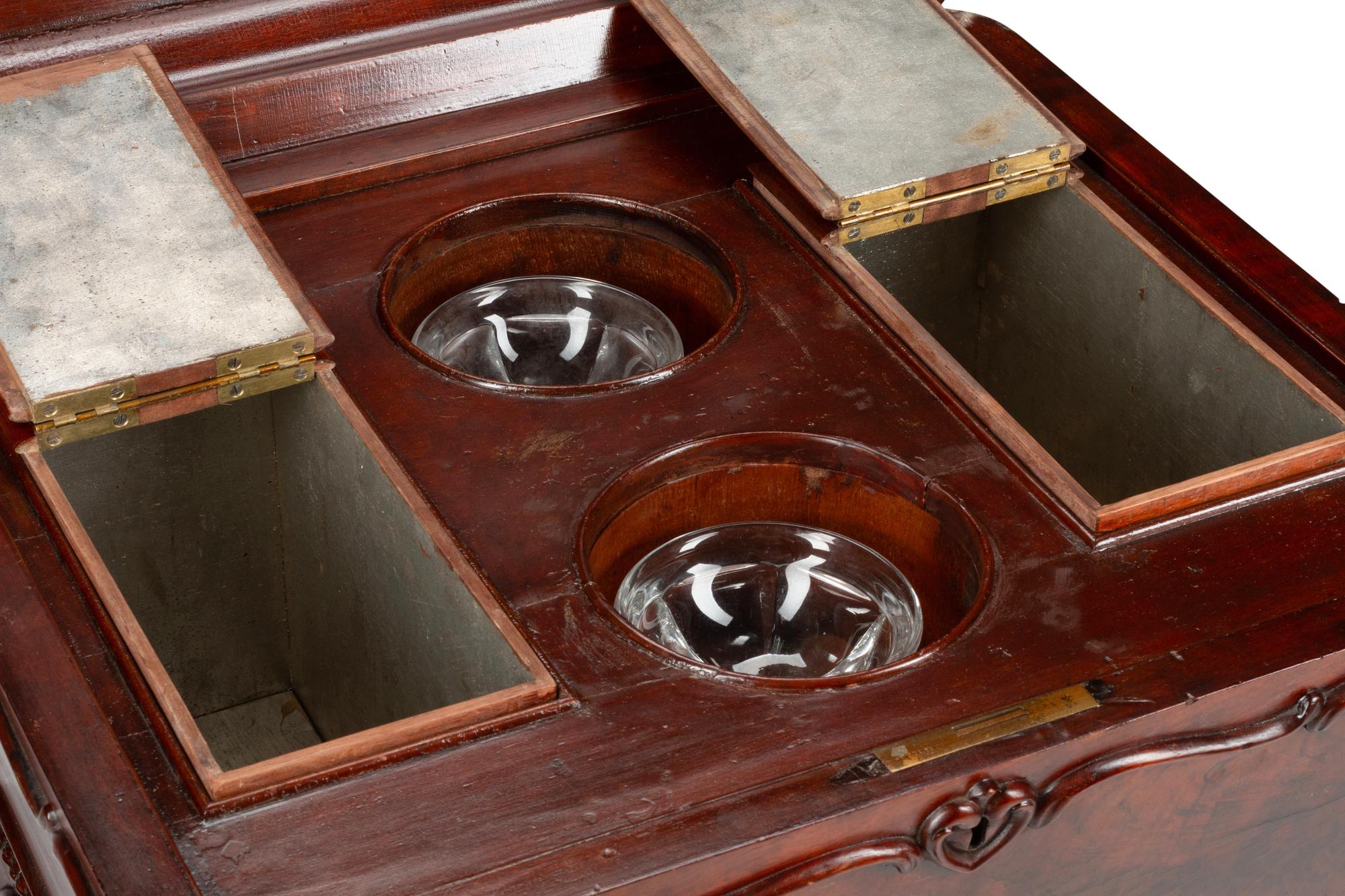 An English Mahogany Tea Poy