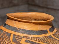 Ancestral Pueblo, Jeddito Black-on-Yellow Pottery Olla