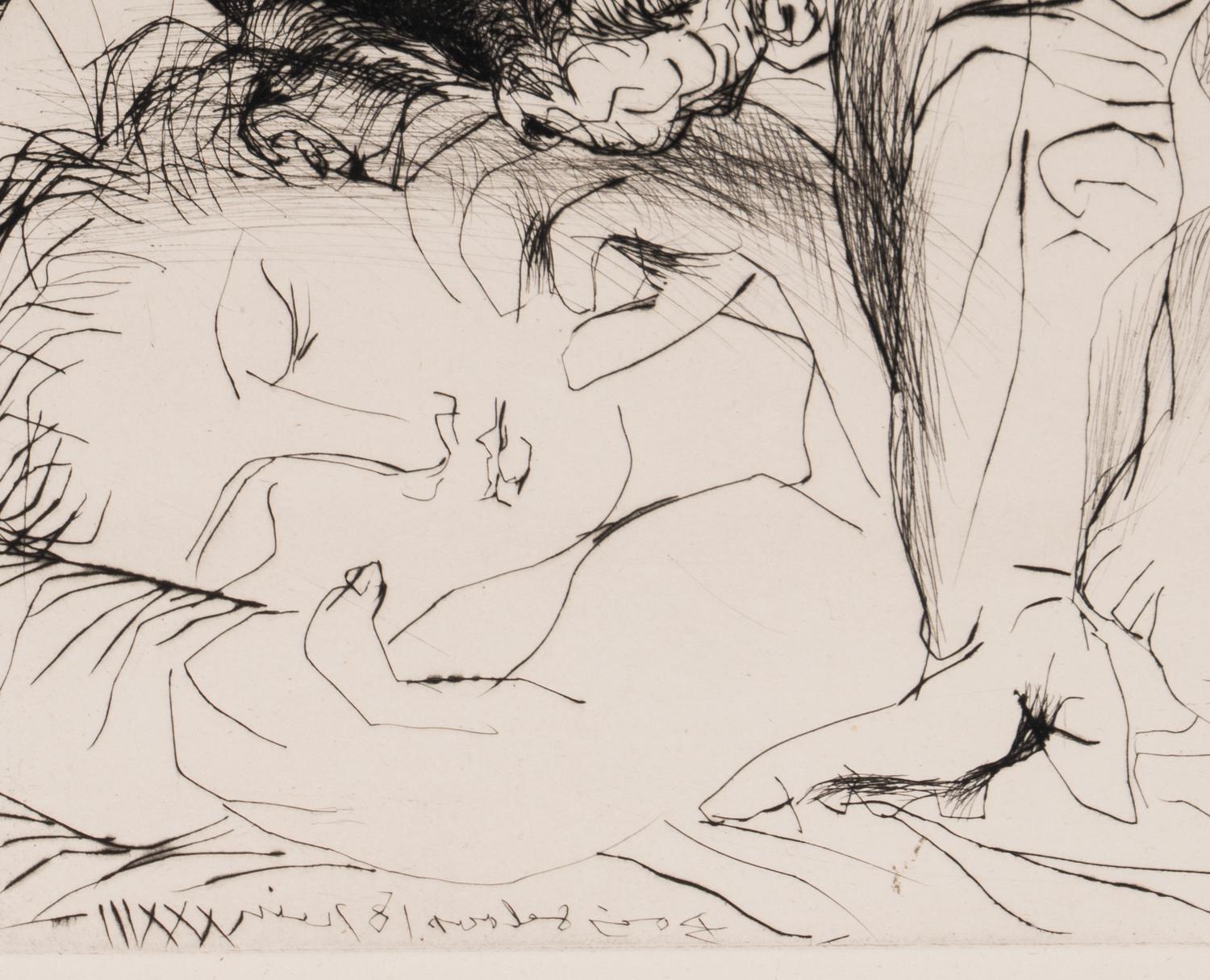 Minotaure caressant une dormeuse (from La Suite Vollard )
