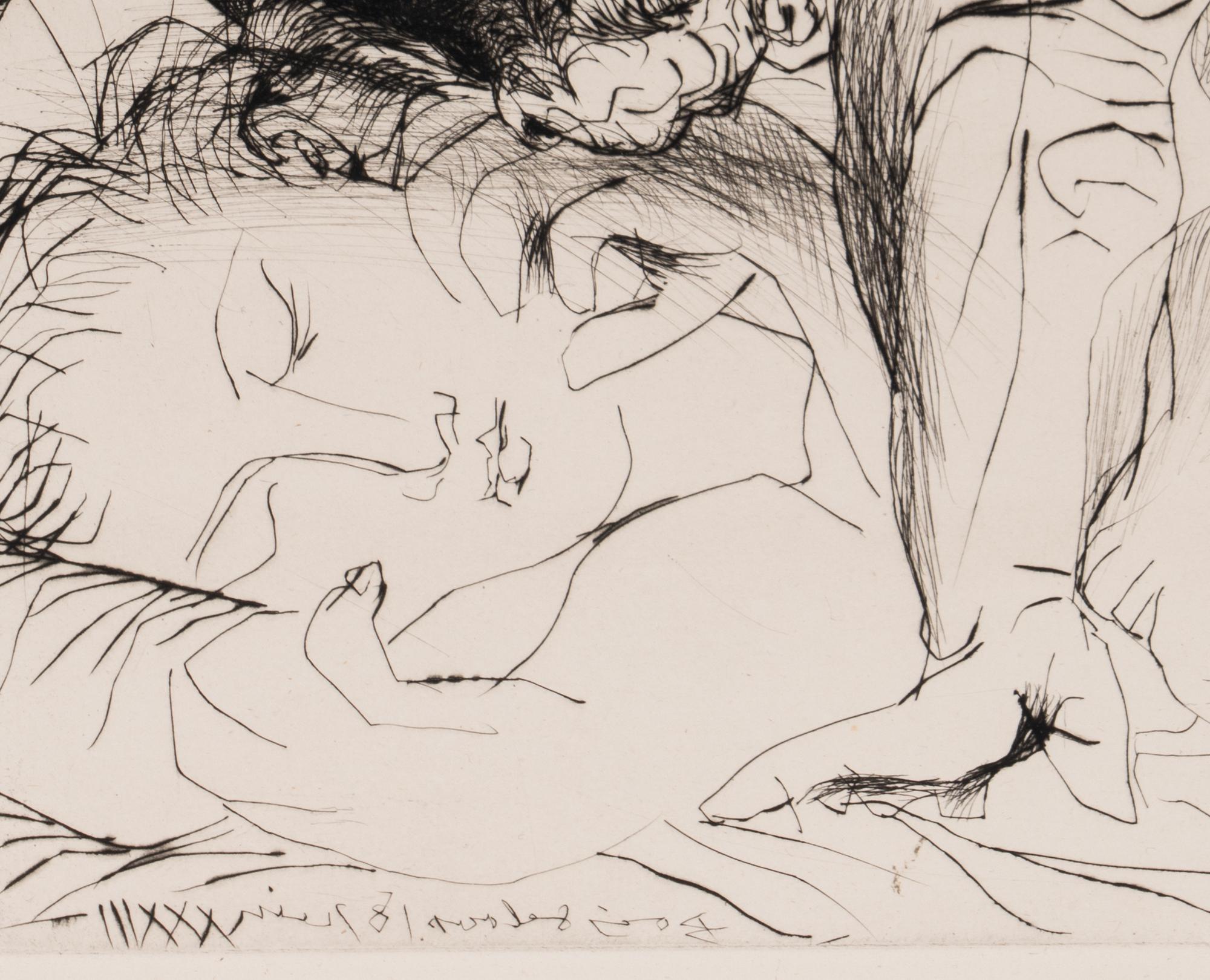 Minotaure caressant une dormeuse (from La Suite Vollard )
