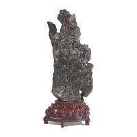 A Large Chinese Lingbi Scholar's Rock — 靈璧賞石