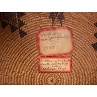 Washo / Shoshone Polychrome Basket