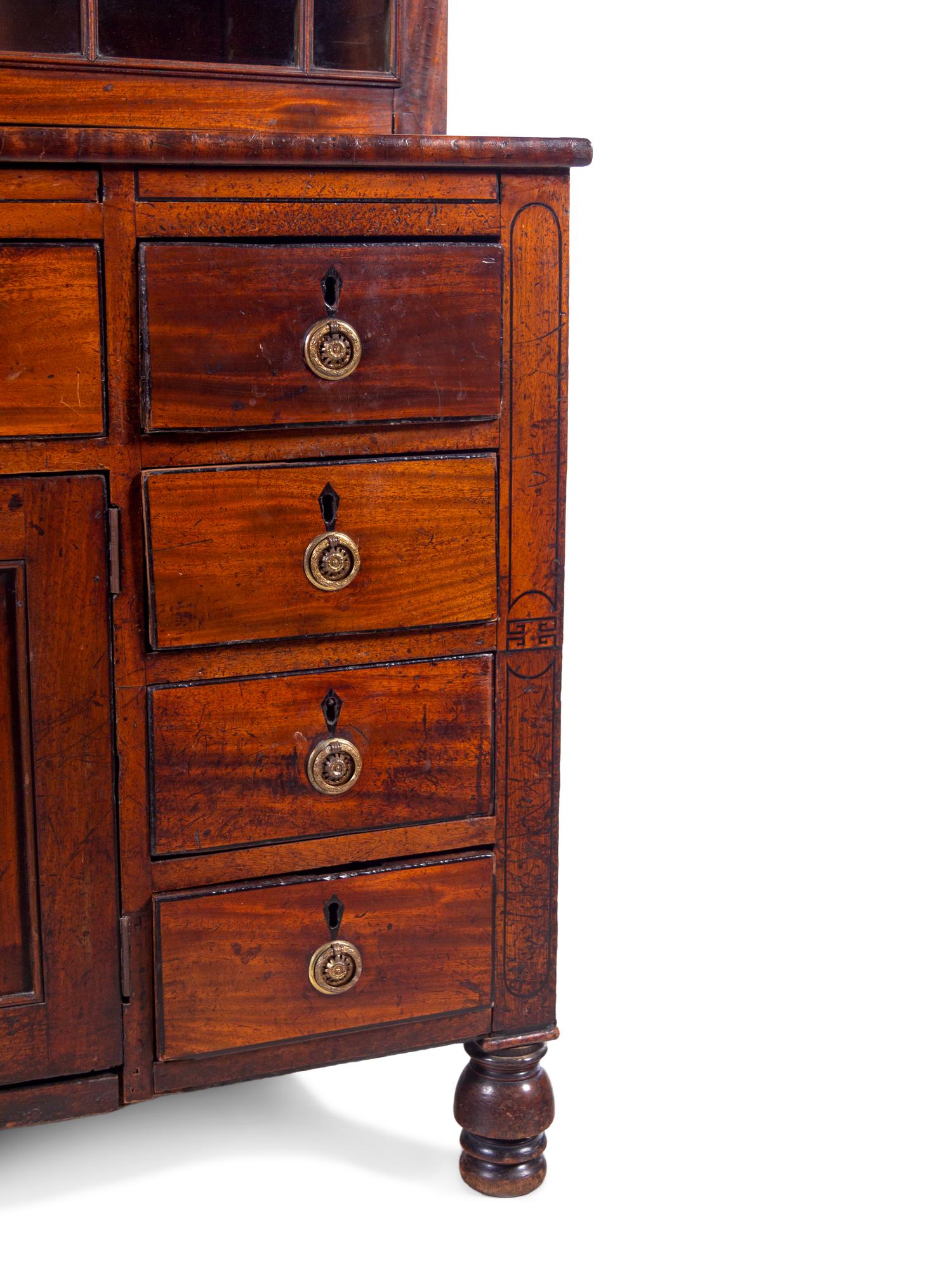 A Federal Mahogany Bookcase
