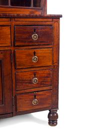 A Federal Mahogany Bookcase