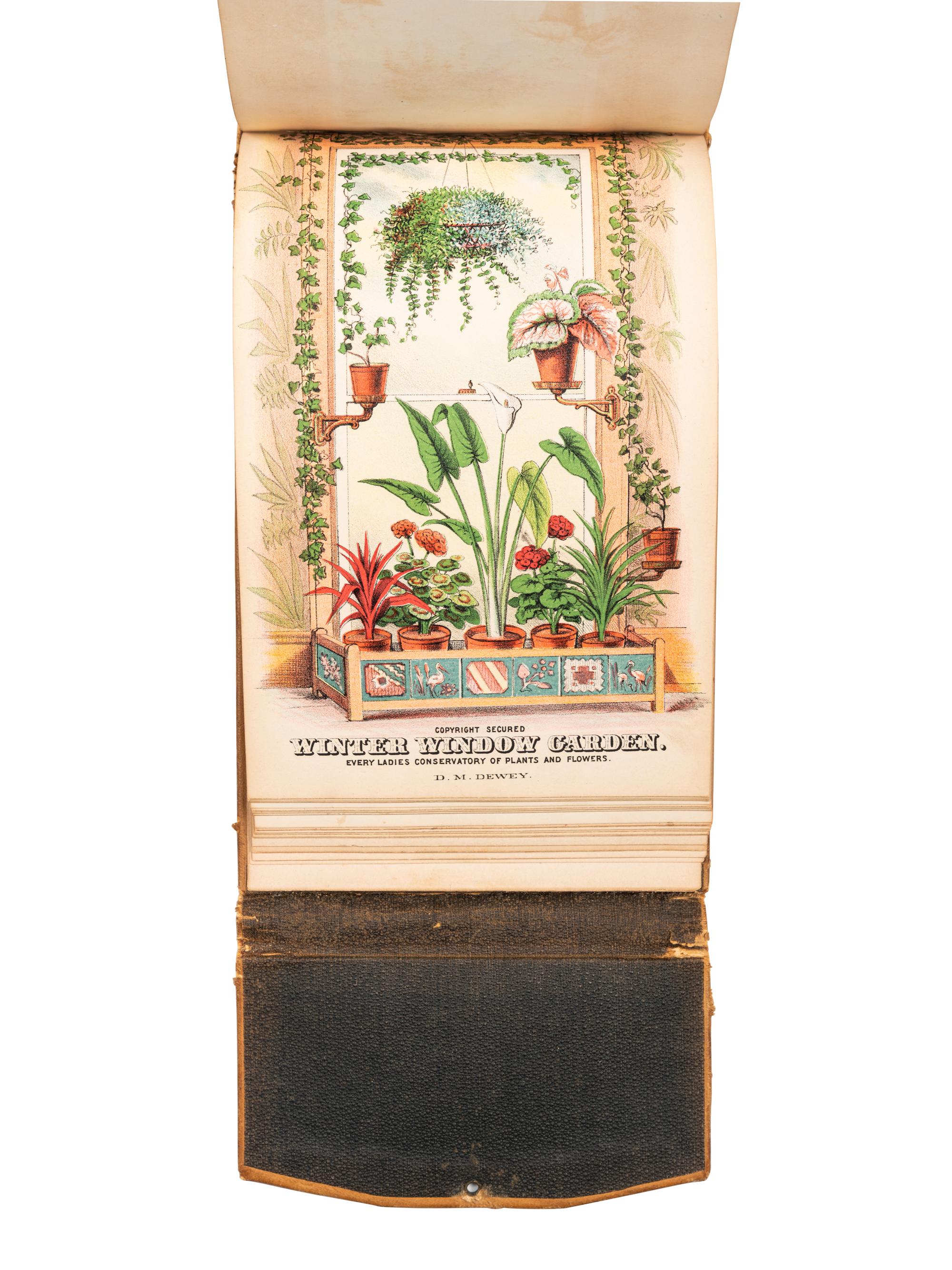 [SALESMAN'S CATALOGUE]. DEWEY, D. M. The Nurseryman's Specimen Book of American Horticulture and Floriculture, Fruits, Flowers, Ornamental Trees, Shrubs, Roses, &c . N.p., n.d. [ca 1880s?].