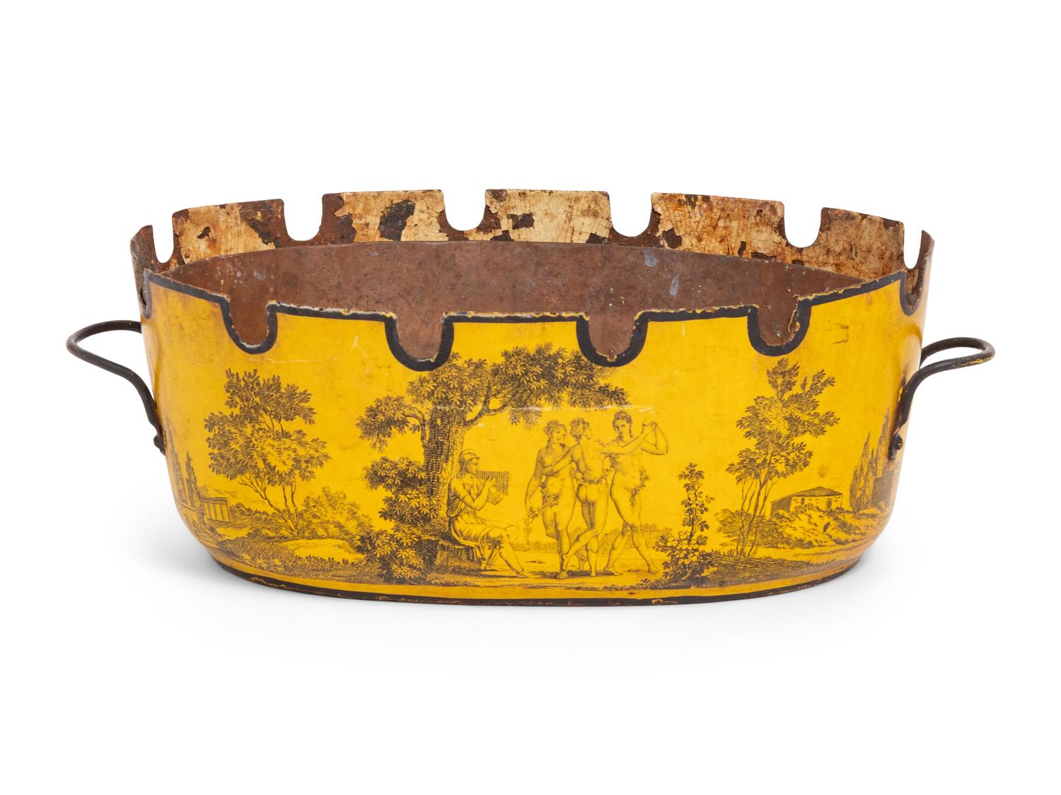 A French Yellow Tôle Verrière