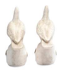 A Pair of American Chalkware Doves