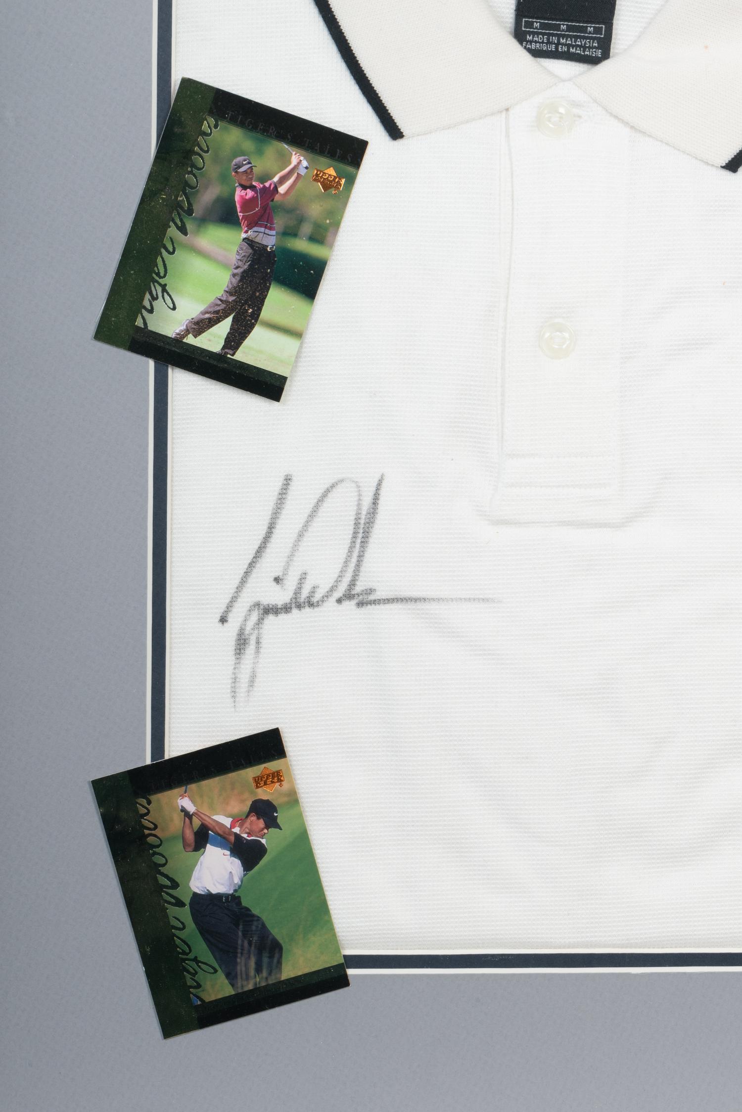 A Tiger Woods Signed Autograph Nike Golf Shirt (PSA Authentic),