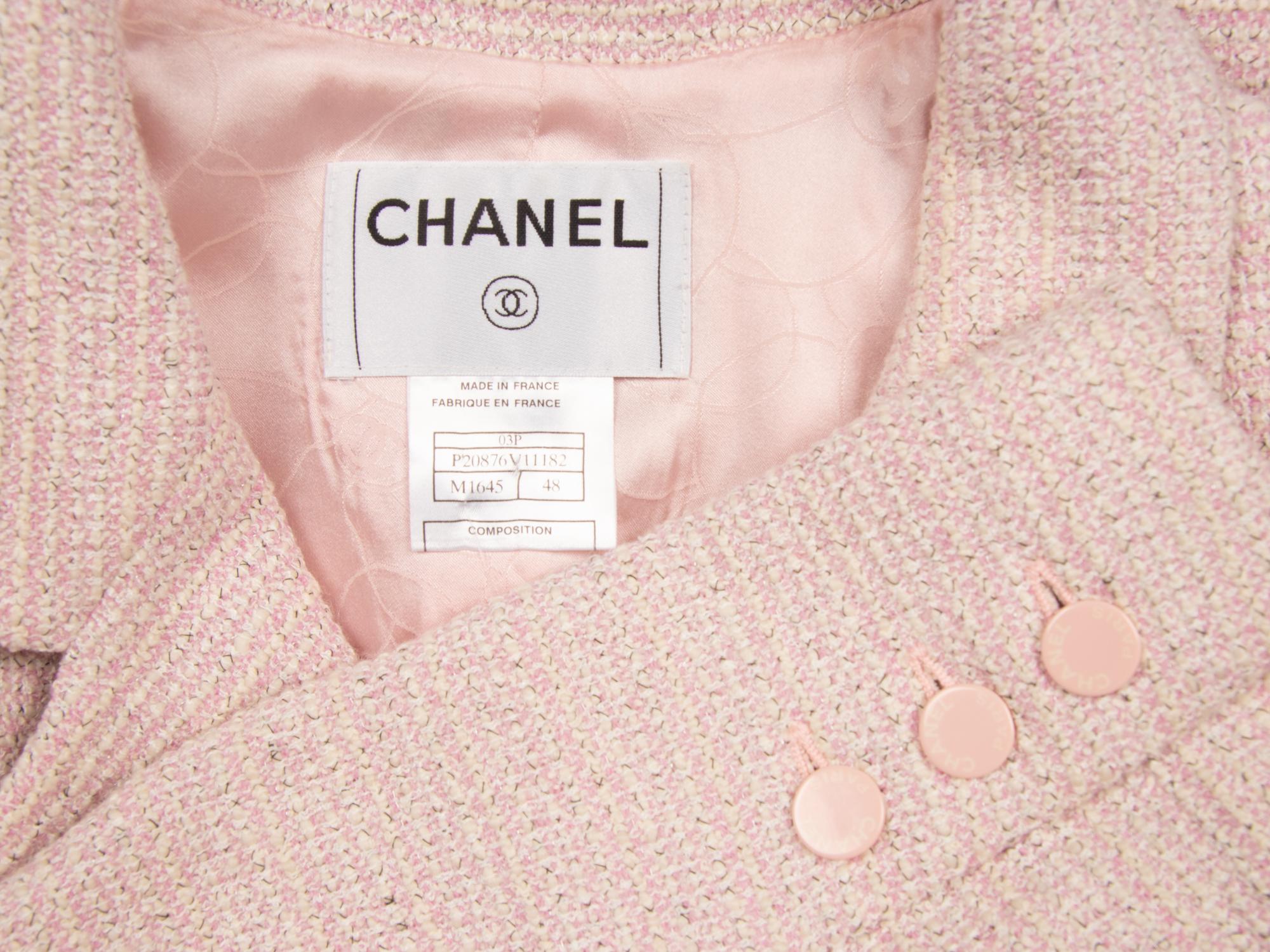 Chanel, Pale Pink Tweed Blazer