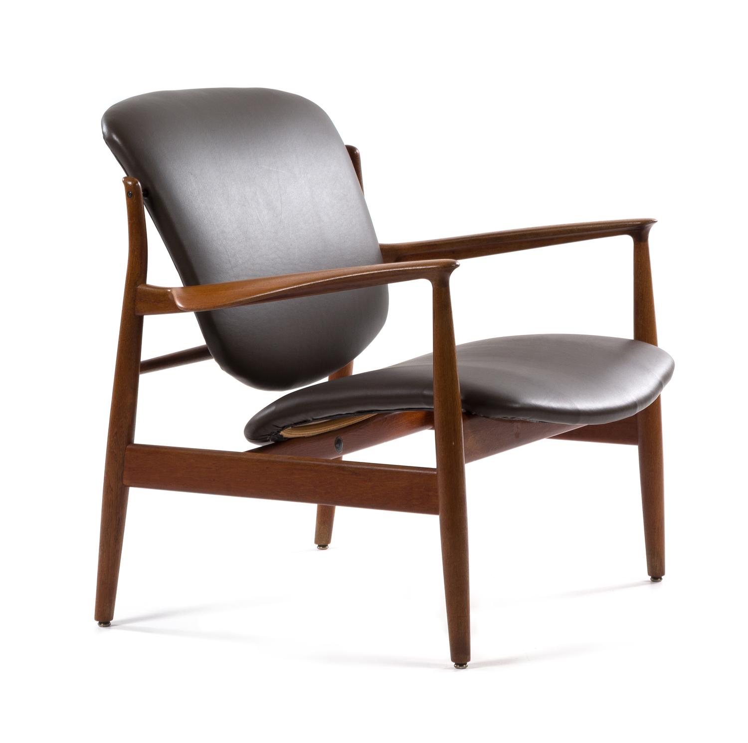 Finn Juhl (Danish, 1912-1989), FRANCE & SONS, 1960s, lounge chair, model no. 136