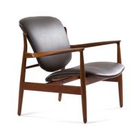 Finn Juhl (Danish, 1912-1989), FRANCE & SONS, 1960s, lounge chair, model no. 136