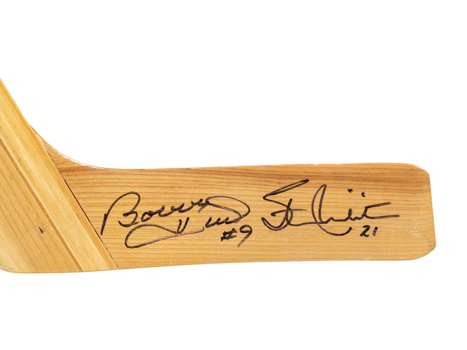 A Bobby Hull and Stan Mikita Dual Signed Hockey Stick