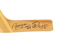 A Bobby Hull and Stan Mikita Dual Signed Hockey Stick