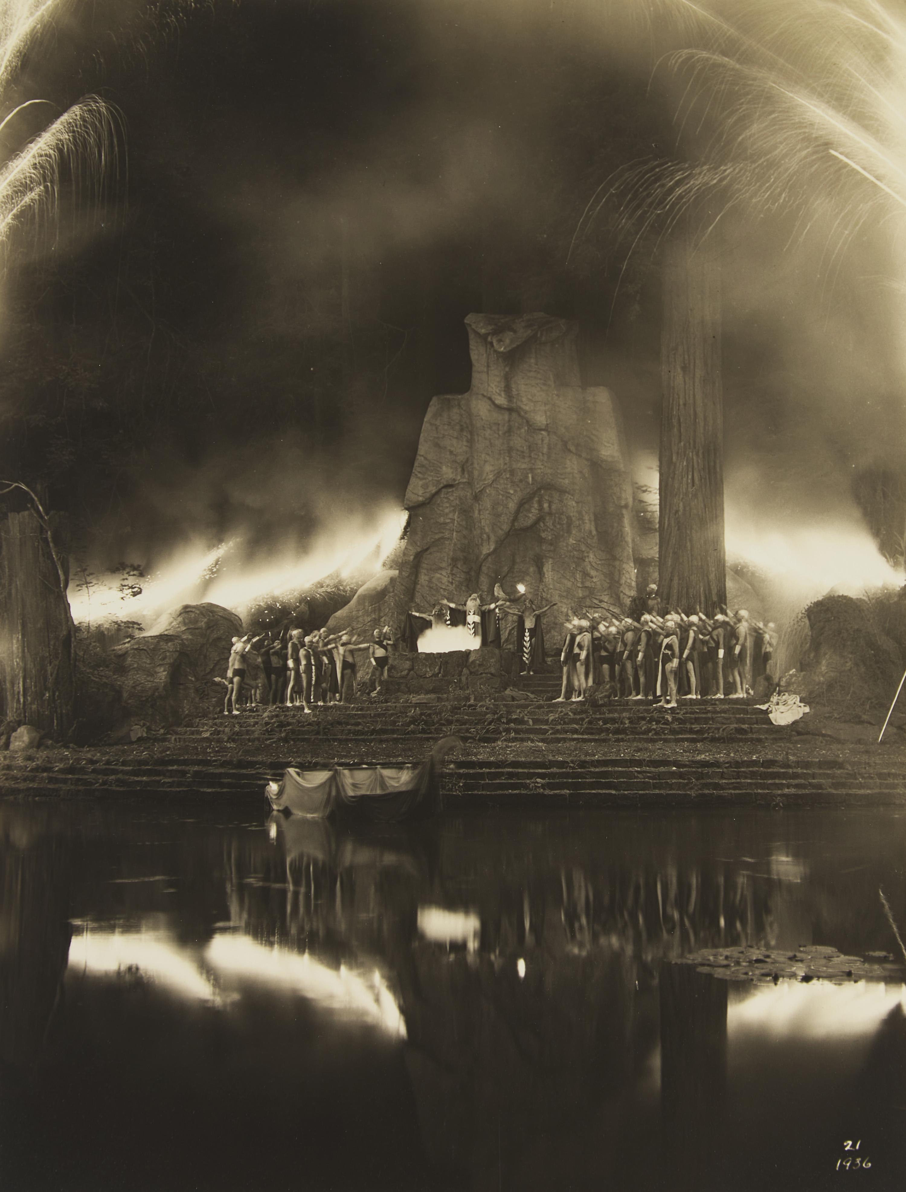 [Americana] Photograph Album of the Bohemian Grove Encampment, 1936, and Other Ephemera