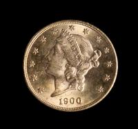 A United States 1900 Liberty Head $20 Gold Coin