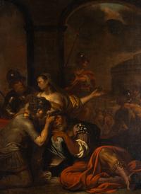 Circle of Adriaen van de Velde (Dutch, 1636-1672) — Samson and Delilah