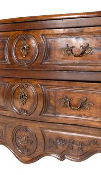 A Provincial Louis XV Walnut Commode