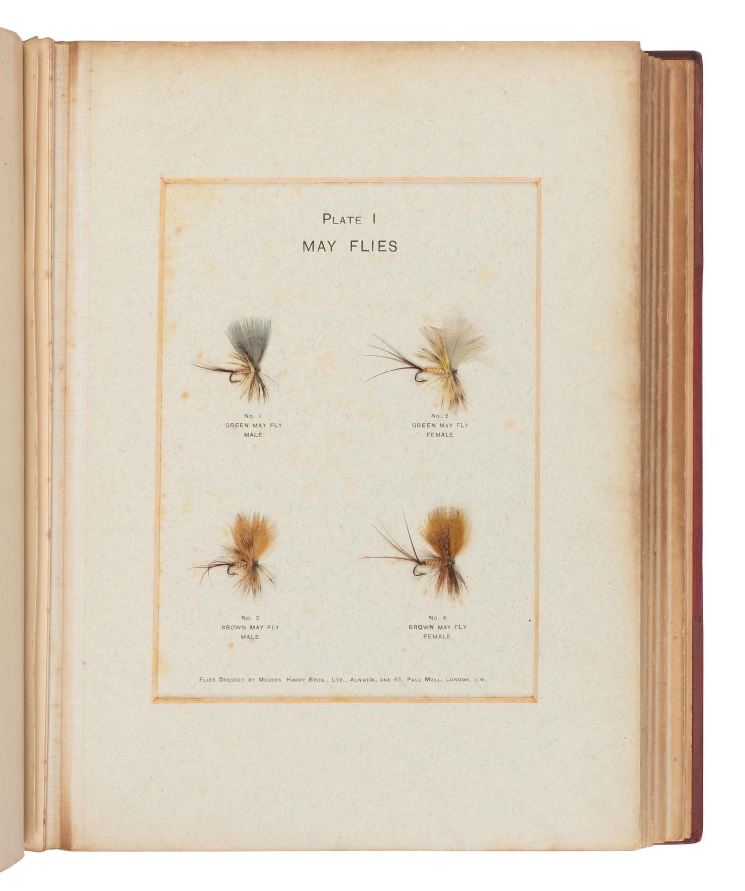 [ANGLING]. HALFORD, Frederic (1844-1914). Modern Development of the Dry Fly: The New Dry Fly Patterns, the Manipulation of Dressing them, and Practical Experiences of their Use . London: George Routledge and Sons, [1910].