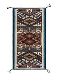 Jeweled Storm Pattern Weaving / Rug