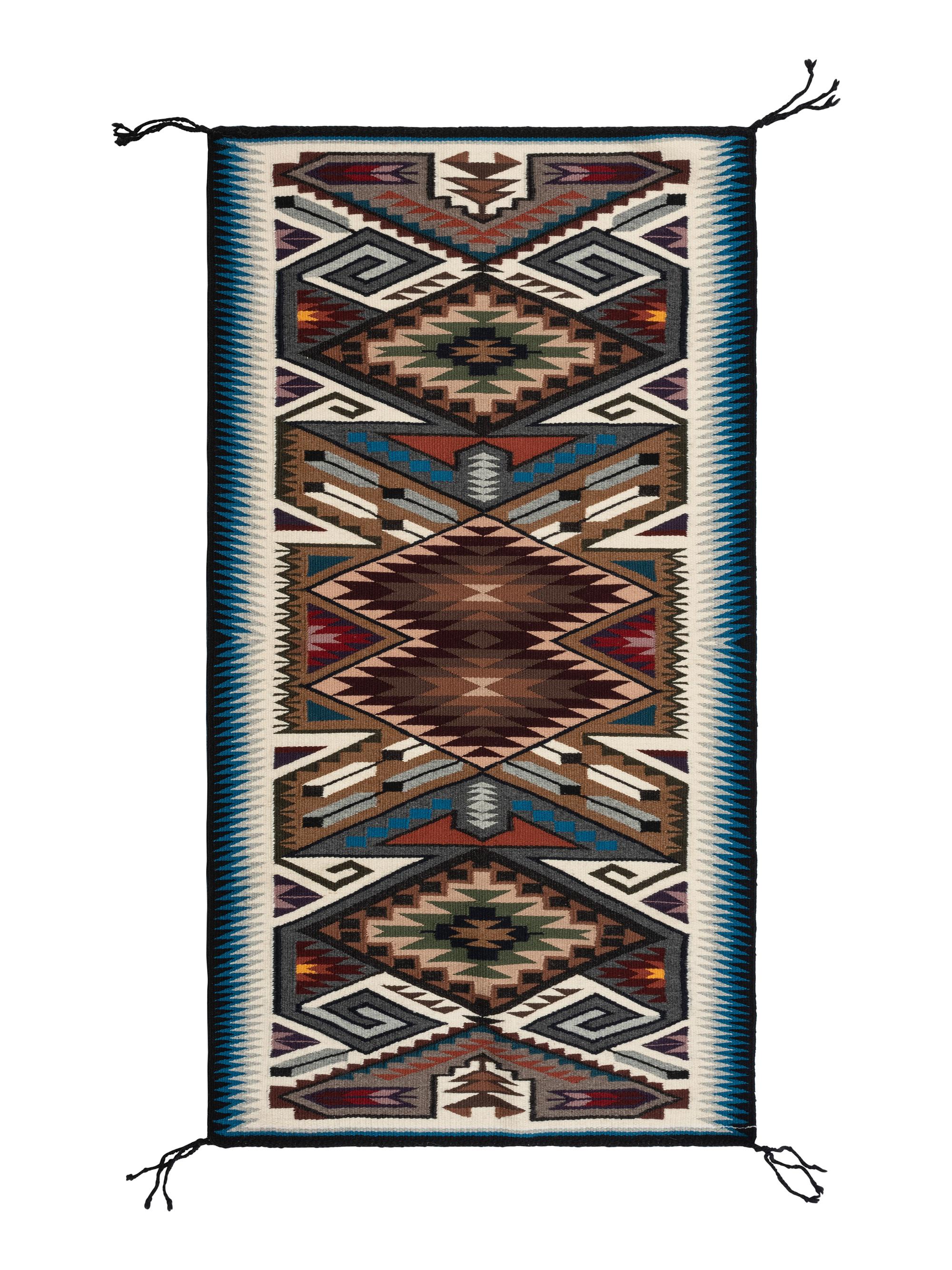 Jeweled Storm Pattern Weaving / Rug