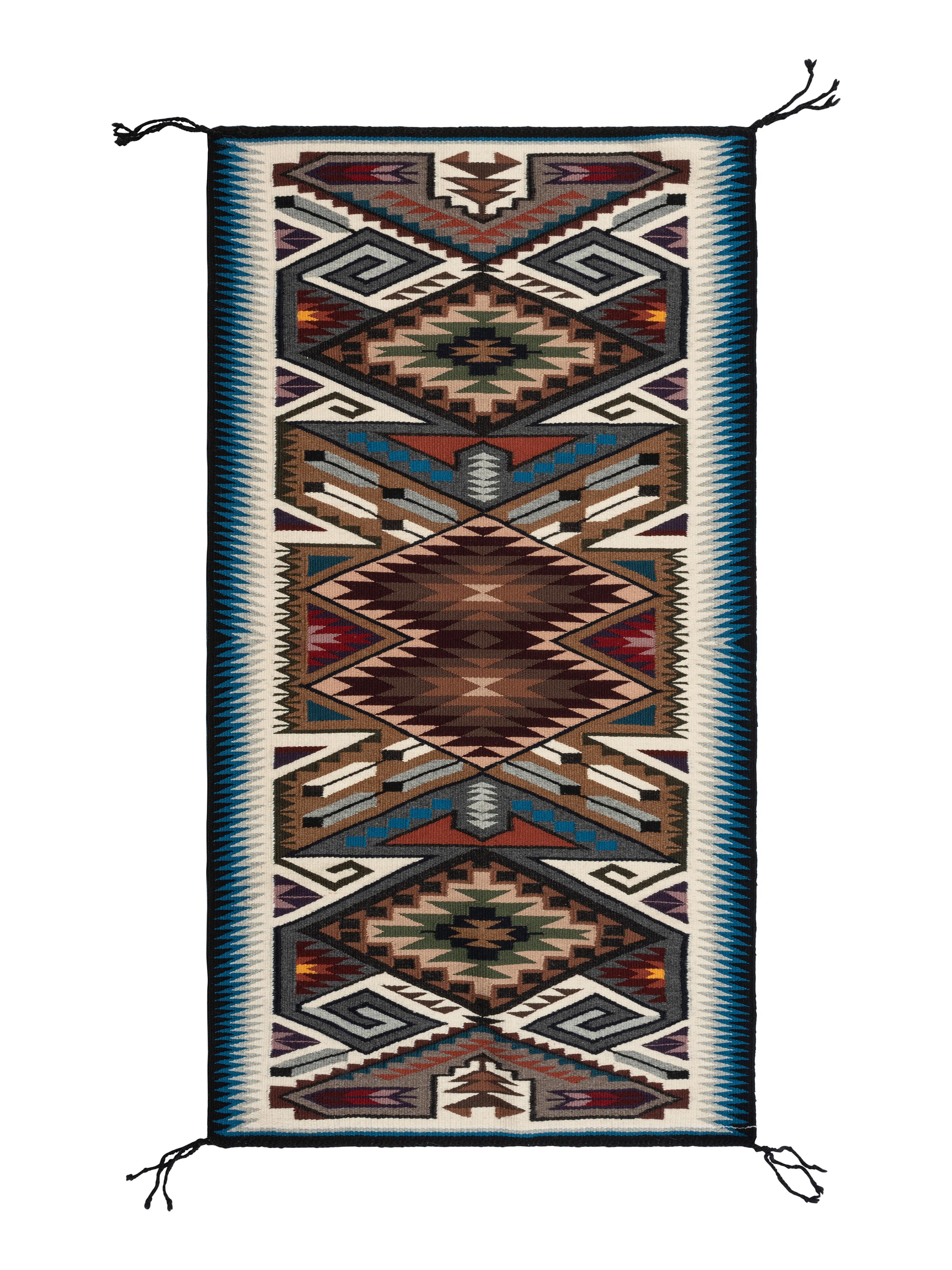 Jeweled Storm Pattern Weaving / Rug