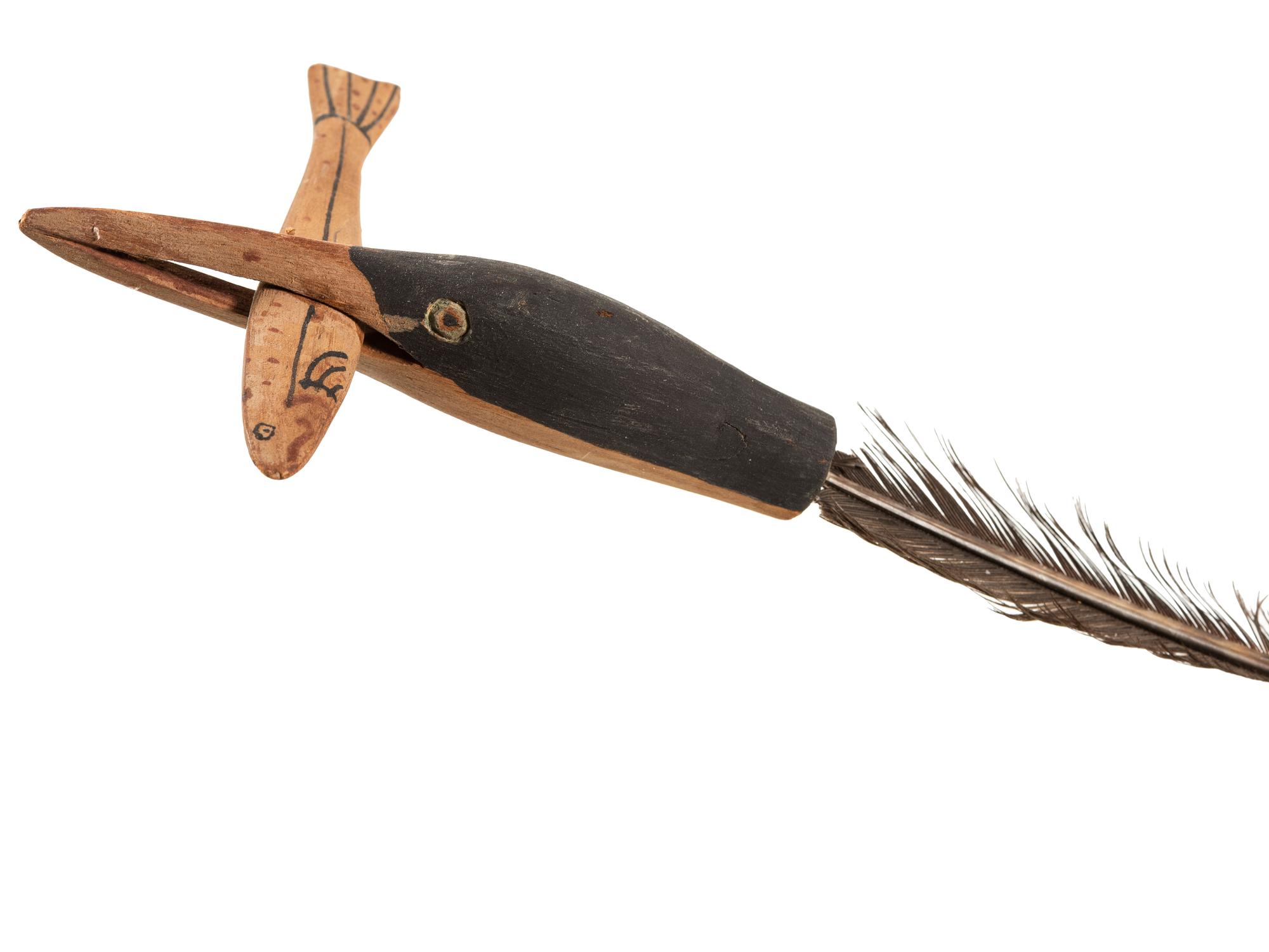 Nunivak Island Painted Wood Mask, Loon