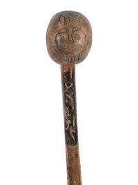 Ho-Chunk Carved and Painted Wood Dance Club