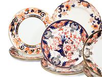 An Assembled Royal Crown Derby Porcelain Dinner Service