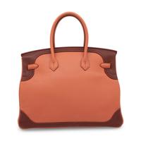 Hermès, Limited Edition Ghillies Birkin 35 in Rosy & Rouge H Swift