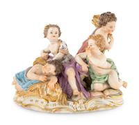 A Meissen Porcelain Figural Group