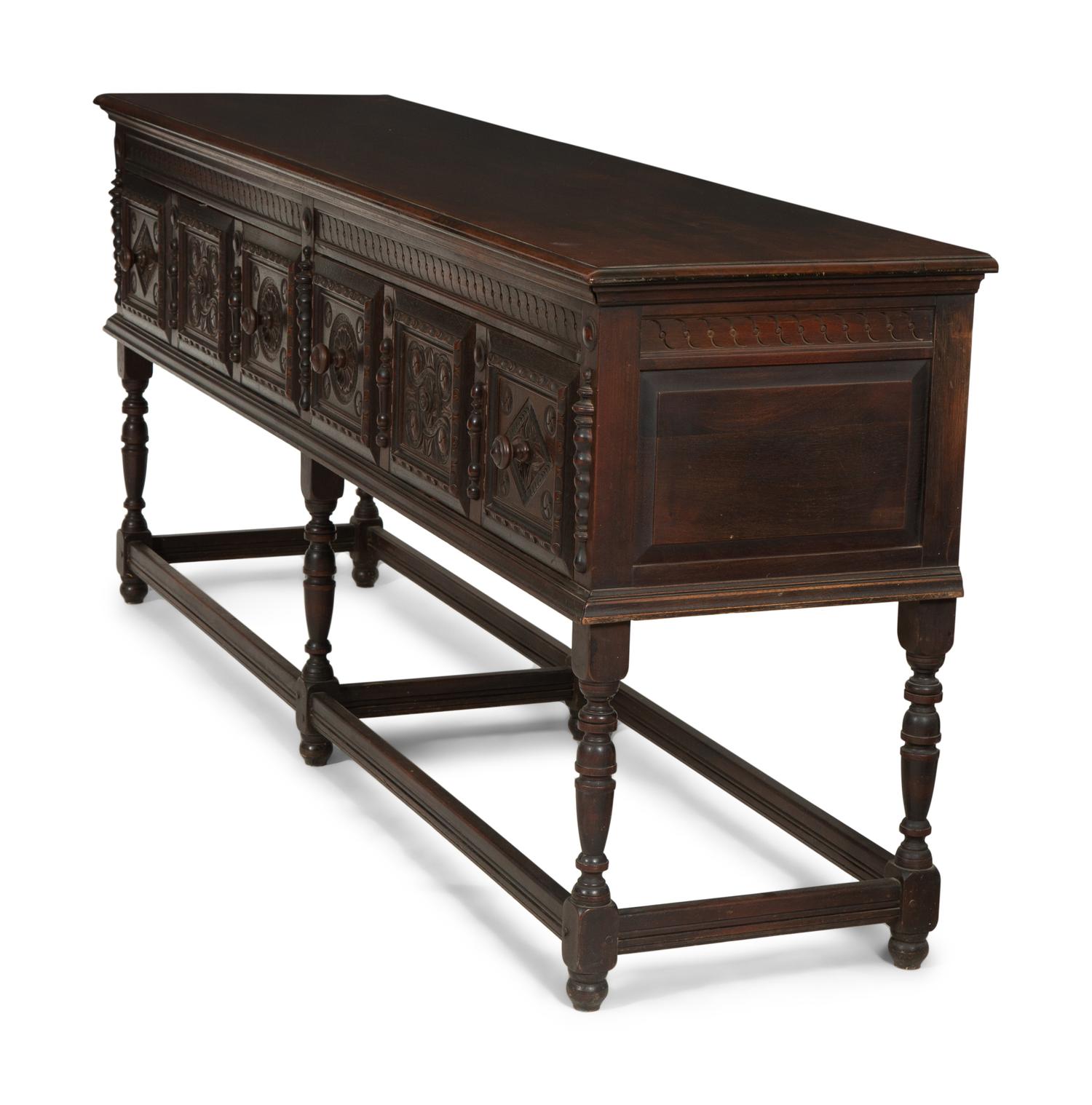 A Renaissance Revival Mahogany Side Board