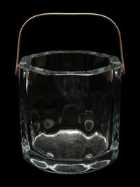 A Cartier Glass Ice Bucket by Strömbergshyttan, Sweden