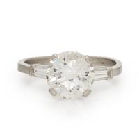 Platinum and Diamond Ring