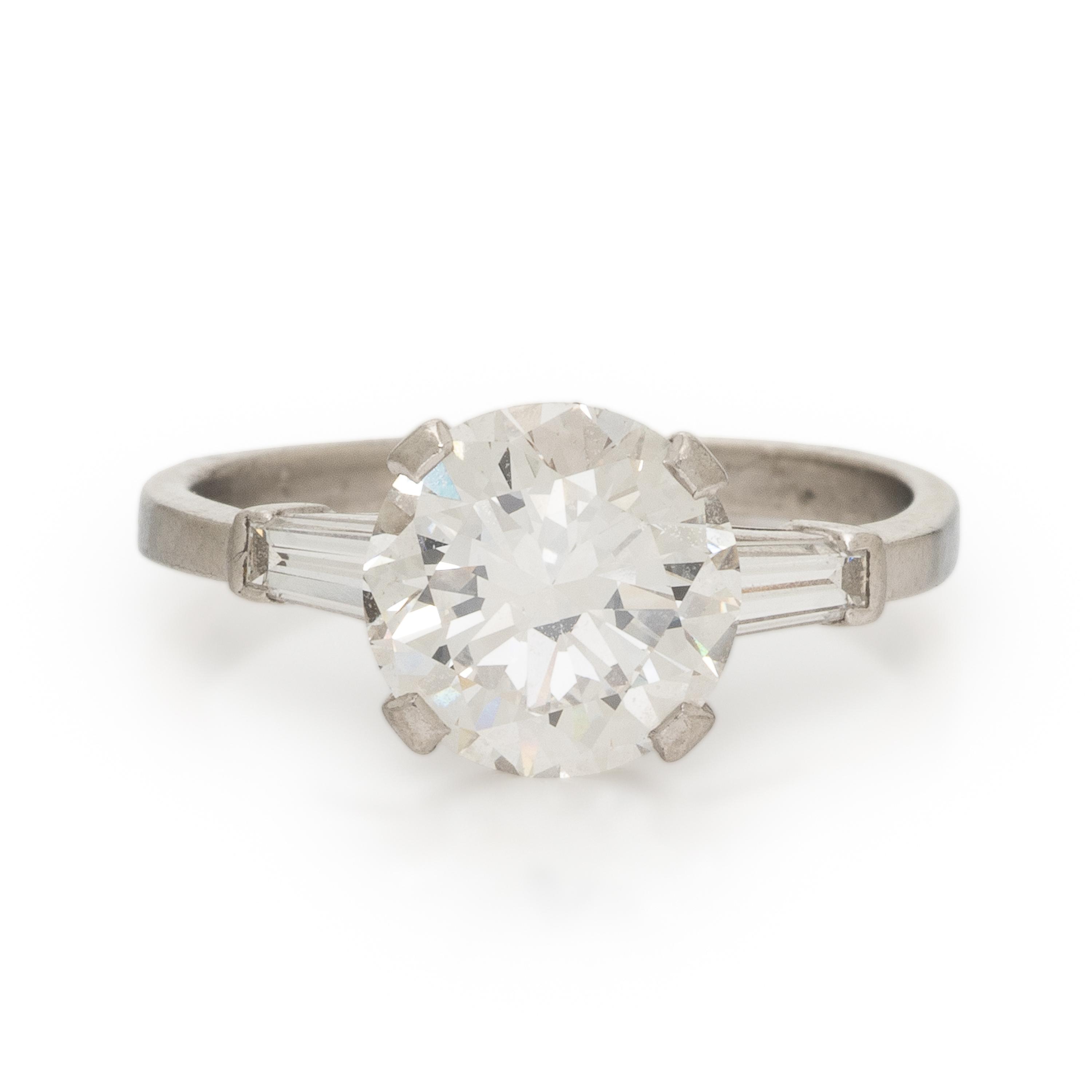 Platinum and Diamond Ring