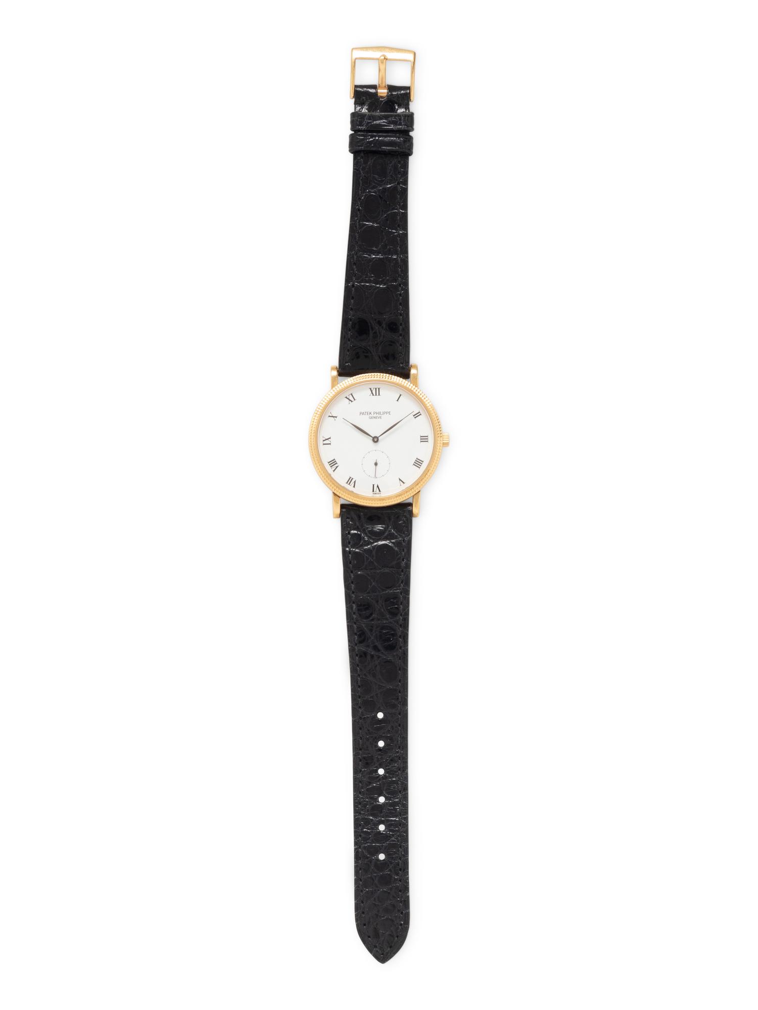 PATEK PHILIPPE, REF. 3919 18K YELLOW GOLD 'CALATRAVA' WATCH