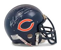 A Chicago Bears Hall of Fame Signed Autograph Full Size Helmet Including Walter Payton (Beckett Authentication Services Letter)