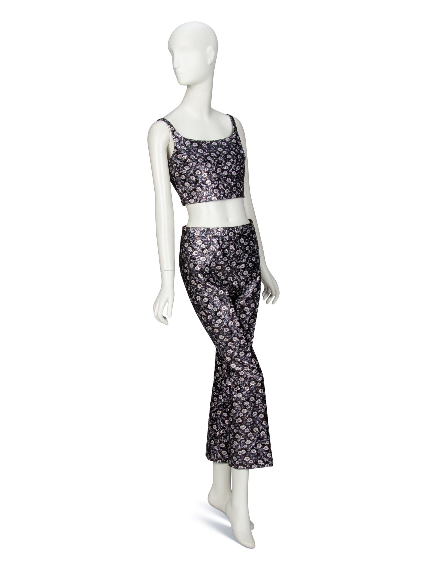 PRADA, FLORAL BROCADE ENSEMBLE