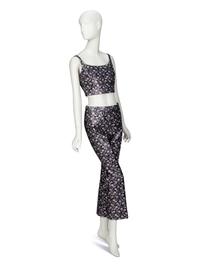 PRADA, FLORAL BROCADE ENSEMBLE