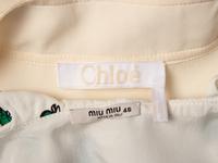 Chloé Blouse & Miu Miu Minidress NWT